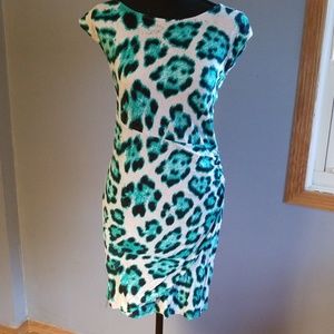 Animal print dress